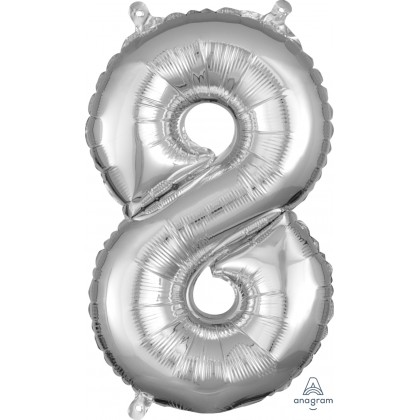 L16 16" (SILVER) Mini Foil Number 8